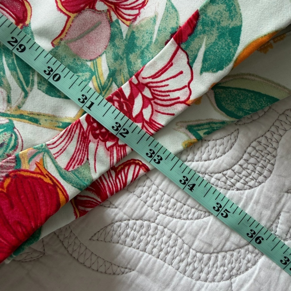 NWT - Adrianna by Adrianna Papell - Floral-Print Belted Romper - Picture 10 of 11
